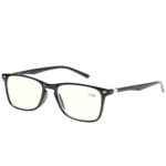 Computer Reading Glasses Anti Blue Light Blocking readers Men Women Eye Strain Glasses of Reading (1 Black, 2.00)