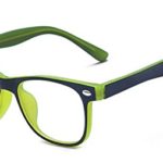 Outray Kids Computer Anti Blue Light Glasses for Boys and Gilrs Anti Eyestrain 2185c3 Green
