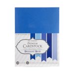 Darice Core’dinations Value Pack Cardstock (50 Pack), 8.5 by 11″, Brilliant Blue