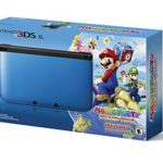 Nintendo 3DS XL Blue/Black Limited Edition with Mario Party: Island Tour Game