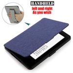 ISeeSee Kindle Paperwhite Case Cover SmartShell Holding Case for Kindle Paperwhite Fits All Paperwhite Generations Prior to 2018 (Not Fit All Paperwhite 10th Gen) (Upgrade-Dark Blue)