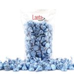 LaetaFood Pack, Hershey’s Kisses Light Blue Foil Wrap, Milk Chocolate Candy (2 Pound Bulk Pack)