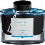 PILOT Iroshizuku Bottled Fountain Pen Ink, Ama-Iro,  (Light Blue) 50ml Bottle (69226)