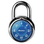Master Lock 1506D Locker Lock Combination Padlock, 1 Pack, Blue