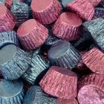 Gender Reveal Reese’s Peanut Butter Cups Milk Chocolate, Light Blue Pink Foil Candy (2 Pounds Bag)