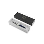 Parker Jotter Ballpoint Pen, Royal Blue with Chrome Trim, Medium Point, Blue Ink, Gift Box