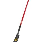 Bully Tools 92719 14-Gauge 3-Inch Trench Shovel with Fiberglass Long Handle