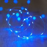 ANJAYLIA Blue Fairy Lights 10Ft 30 LED String Lights Battery Operated for Wedding Home Dorm Party Craft Decorative Christmas Lights