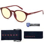 Gaming Glasses | Blue Light Blocking Glasses | Attache/Dark Red by Gunnar  | 65% Blue Light Protection, 100% UV Light, Anti-Reflective To Protect & Reduce Eye Strain & Dryness