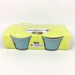 Le Creuset Poterie Stoneware 3 1/8″ French Ramekins, Set of 4, Light Sky Blue, 4.75 Ounce