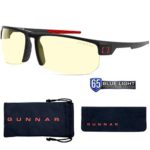 Gaming Glasses | Blue Light Blocking Glasses | Torpedo Fit/Onyx by Gunnar  | 65% Blue Light Protection, 100% UV Light, Anti-Reflective To Protect & Reduce Eye Strain & Dryness