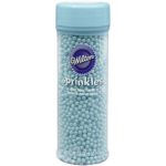 Wilton Blue Sugar Pearls, 5 Ounce