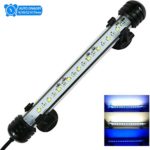 MingDak Submersible LED Aquarium Light,Fish Tank Light with Timer Auto On/Off, White & Blue LED Light bar Stick for Fish Tank, 3 Light Modes Dimmable,4W,7.5 Inch