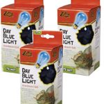 Zilla Incandescent Bulb, Day Blue Light and Heat, 50 Watt (3 Pack)