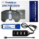PeleusTech True Blue Mini Ultradrive Pack for Genesis / MegaDrive Mini (813 Games)