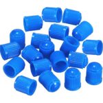 Outus 20 Pack Tyre Valve Dust Caps for Car, Motorbike, Trucks, Bike, Bicycle (Blue)