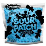 SOUR PATCH KIDS Blue Raspberry Soft & Chewy Candy, Just Blue (2 LB Party Size Bag)