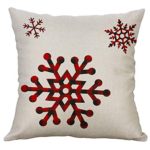 Christmas Decorations Pillow Covers Christmas Tree Snowflake Snowman Reindeer Home Decor Throw Pillow Case Cushion Cover