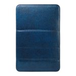 iPad Pro 12.9 Case Cover,Leather Cover with Pencil Holder Portable Elegant Ultra Slim Full Body Protection Oil Wax Holster Shell Lightweight for 2015/2017 iPad Pro 12.9 Inch (Blue) Boens