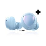 Samsung Galaxy Buds+ Plus, True Wireless Earbuds w/improved battery and call quality (Wireless Charging Case included), Cloud Blue- US Version