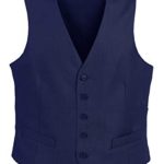 Gioberti Mens 5 Button Formal Suit Vest, Royal Blue, Large