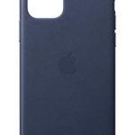 Apple Leather Case (for iPhone 11 Pro) – Midnight Blue
