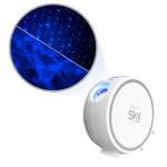 BlissLights Sky Lite Blue – Laser Projector w/LED Nebula Cloud for Game Rooms, Home Theatre, or Night Light Ambiance – Cobalt (Blue/Blue)