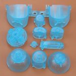 Full Sets A B X Y Z Buttons Direction Key D-pad Mod for Gamecube NGC Controller (Clear Light Blue)