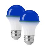 Blue Light Bulb, KINUR 3 watt UL Listed e26 Medium Base 120 Volt A15 LED Bulbs (25 Watt Equivalent) Indoor Outdoor Lighting 2 Pack