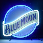 Queen Sense 20″x16″ Blue Moon Carving Board Neon Sign (VariousSizes) Beer Bar Pub Man Cave Handmade Glass Lamp Light DB481