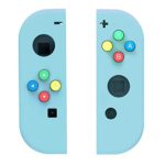 DIY Replacement Joycon Handheld Controller Housing Shell Case for Nintendo Switch NS NX Right Left Joy-Con Controller Without Electronics Joycon Handheld Controller, Light Blue