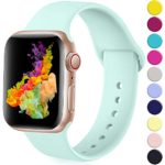 Rabini Compatible with Apple Watch Band 40mm 38mm, Replacement Accessory Sport Band for iWatch Apple Watch Series 5, Series 4, Series 3, Series 2, Series 1, Tiffany Blue, M/L
