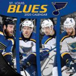 Turner Licensing Monthly Wall Calendar, 12″ x 12″, St. Louis Blues, 2020