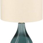 Decor Therapy MP1054 Table Lamp, Emerald Blue Green