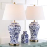 Safavieh Lighting Collection Spring Blossom Multi Floral 29-inch Table Lamp (Set of 2)