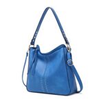 Montana West Hobo Bag for Women Designer Ladies Bucket Purse Totes Handbags Chic Shoulder Bag,MWC-128-BLUE