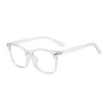 MAXJULI Blue Light Blocking Glasses,Computer Reading/Gaming/TV/Phones Glasses for Women Men(Transparent)