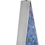 Amazon Collection Sterling Silver Blue Pressed Flower Teardrop Earrings