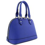 Zip-Around Classic Dome Satchel (Royal Blue)