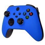 Xbox One Series X S Custom Soft Touch Controller – Soft Touch Feel, Added Grip, Cool Blue Color – Compatible with Xbox One, Series X, Series S