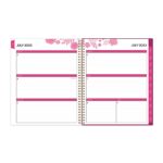 Blue Sky 2023-2024 Academic Year Weekly and Monthly Planner, 8.5″ x 11″, Flexible Cover, Wirebound, Mahalo (100149-A24)