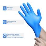 PEIPU Nitrile Gloves Disposable Gloves (Medium, 100-Count), 4 Mil,Powder Free, Cleaning Service Gloves, Latex Free