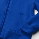 Amazon Essentials Boys’ Fleece Zip-Up Hoodie Sweatshirt, Blue, Medium