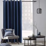 Diraysid Blackout Curtains for Bedroom Grommet Thermal Insulated Room Darkening Curtains (42 x 84 Inch, 2 Panels, Navy Blue)