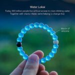 Lokai Silicone Beaded Bracelet for Clean Water Cause Charity – Medium, 6.5 Inch Circumference – Jewelry Fashion Bracelet Slides-On for Comfortable Fit for Men, Women & Kids