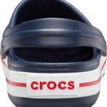 Crocs Men’s and Women’s Crocband Clog, Navy, 10 Women/8 Men