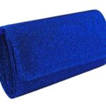 AITING Women’s Evening Party Wedding Ball Prom Clutch Wallet Handbag (Royal blue)