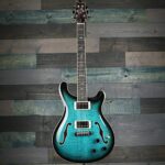 PRS SE Hollowbody II Piezo Peacock Blue Burst