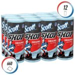 Scott Shop Towels Original (75147), Blue, 55 Towels/Standard Roll, 12 Rolls/Case, 660 Towels/Case