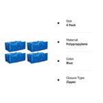 Ikea 901.491.48 Frakta Storage Bag, Blue, 4 Pack